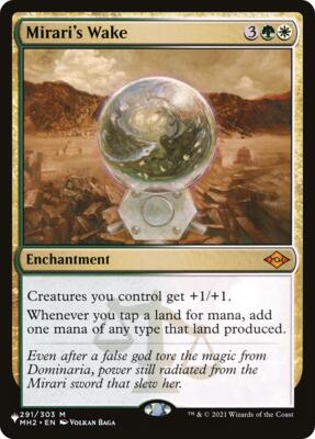 Mirari's Wake card from The List Reprints