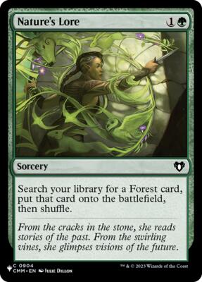 Nature's Lore (CMM) card from The List Reprints