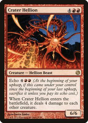 Crater Hellion card from Duel Decks: Heroes vs. Monsters