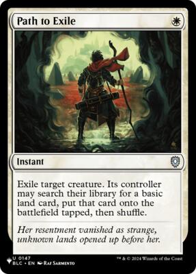 Path to Exile (BLC) card from The List Reprints