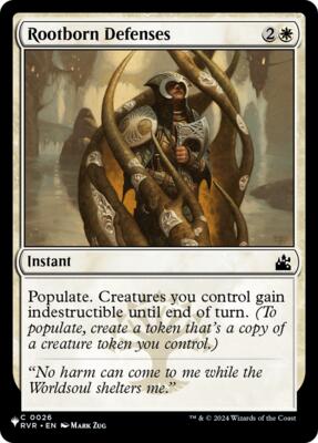 Rootborn Defenses (RVR) card from The List Reprints