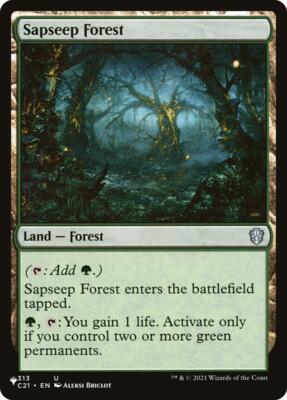Sapseep Forest card from The List Reprints