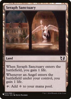 Seraph Sanctuary (DDQ) card from The List Reprints