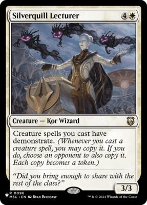 Silverquill Lecturer card from The List Reprints