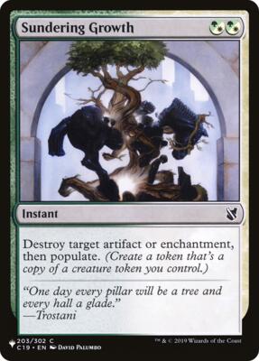 Sundering Growth card from The List Reprints