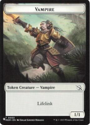 Vampire // Horse Double-Sided Token card from The List Reprints