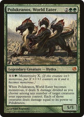 Polukranos, World Eater card from Duel Decks: Heroes vs. Monsters