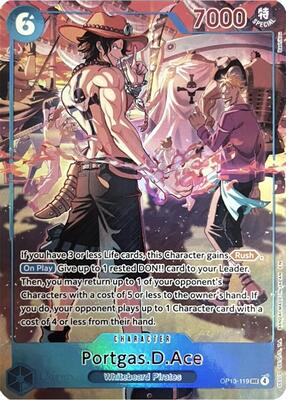 Portgas.D.Ace (119) (English Version 3rd Anniversary Set) card from One Piece Promotion Cards