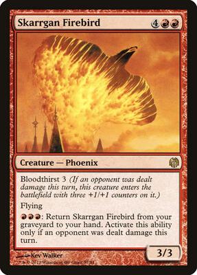 Skarrgan Firebird card from Duel Decks: Heroes vs. Monsters
