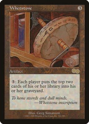Whetstone card from Urza's Saga