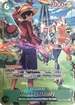 Monkey.D.Luffy (118) (English Version 3rd Anniversary Set) card from One Piece Promotion Cards