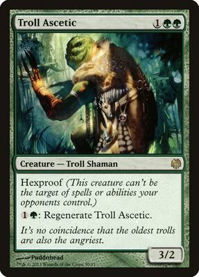 Troll Ascetic card from Duel Decks: Heroes vs. Monsters
