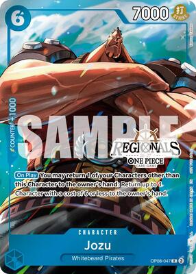 Jozu (Regional Participation Pack 2026 Vol.2) card from One Piece Promotion Cards