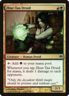 Zhur-Taa Druid card from Duel Decks: Heroes vs. Monsters