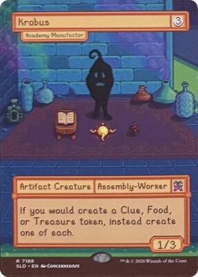 Krobus - Academy Manufactor card from Secret Lair Drop Series