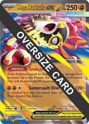 Mega Hawlucha ex - 116/217 card from Jumbo Cards