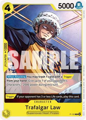 Trafalgar Law (Pirates Party 2026 Vol. 2) card from One Piece Promotion Cards
