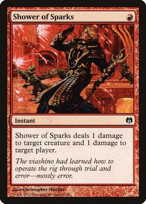 Shower of Sparks card from Duel Decks: Heroes vs. Monsters