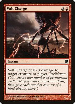 Volt Charge card from Duel Decks: Heroes vs. Monsters