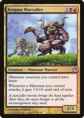 Kragma Warcaller card from Theros