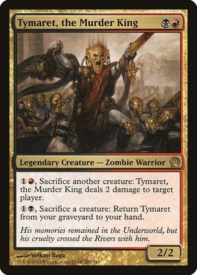 Tymaret, the Murder King card from Theros