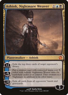 Ashiok, Nightmare Weaver card from Theros
