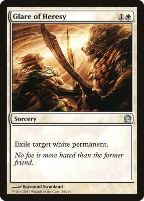Glare of Heresy card from Theros