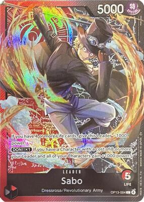 Sabo (Sound Loader Ace and Sabo Edition 2026) card from One Piece Promotion Cards