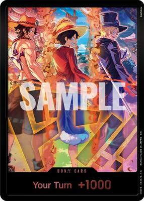 DON!! Card (English Version 3rd Anniversary Set) (Ace, Luffy, Sabo) card from One Piece Promotion Cards