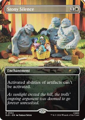 Stony Silence card from Secret Lair Drop Series