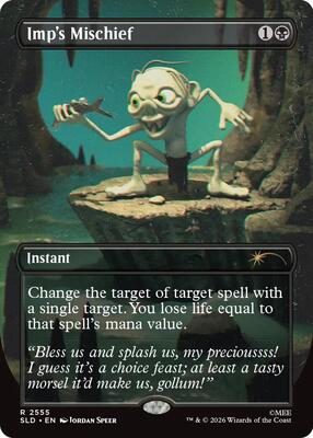 Imp's Mischief card from Secret Lair Drop Series