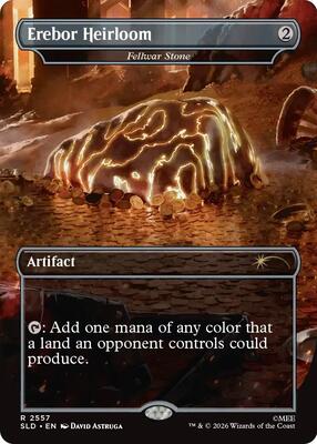 Erebor Heirloom - Fellwar Stone card from Secret Lair Drop Series