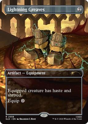 Lightning Greaves (2558) card from Secret Lair Drop Series