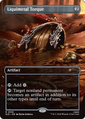 Liquimetal Torque card from Secret Lair Drop Series