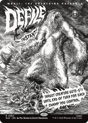 Defile card from Secret Lair Drop Series