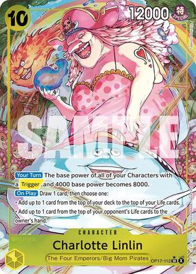 Charlotte Linlin (112) (Alternate Art) card from The World's Strongest Warriors
