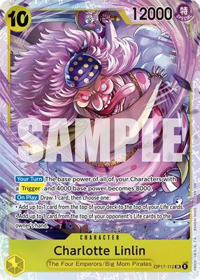 Charlotte Linlin (112) card from The World's Strongest Warriors