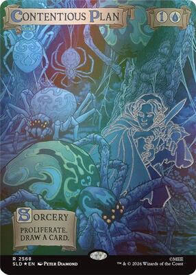 Contentious Plan (Out Of Sight Foil) card from Secret Lair Drop Series