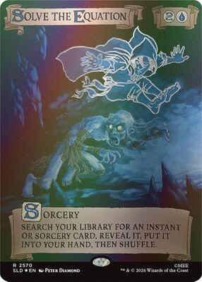 Solve the Equation (2570) (Out Of Sight Foil) card from Secret Lair Drop Series