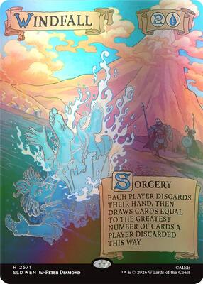 Windfall (2571) (Out Of Sight Foil) card from Secret Lair Drop Series