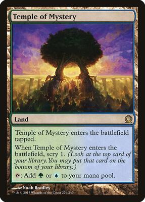 Temple of Mystery card from Theros