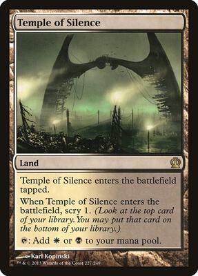Temple of Silence card from Theros