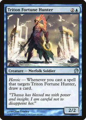 Triton Fortune Hunter card from Theros