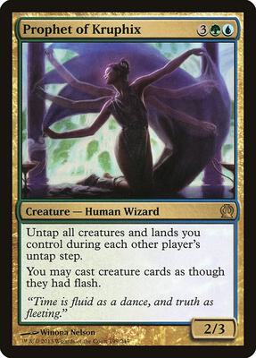 Prophet of Kruphix card from Theros