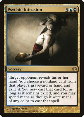 Psychic Intrusion card from Theros