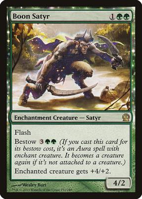 Boon Satyr card from Theros