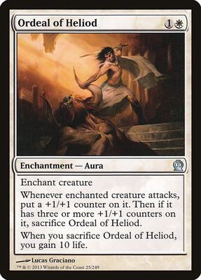 Ordeal of Heliod card from Theros
