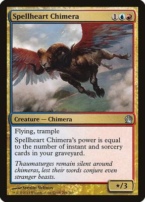 Spellheart Chimera card from Theros