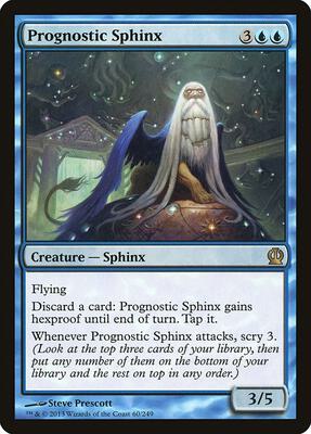 Prognostic Sphinx card from Theros