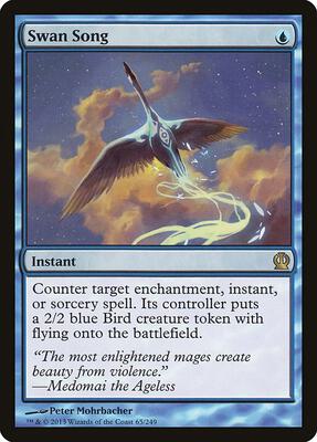 Swan Song card from Theros